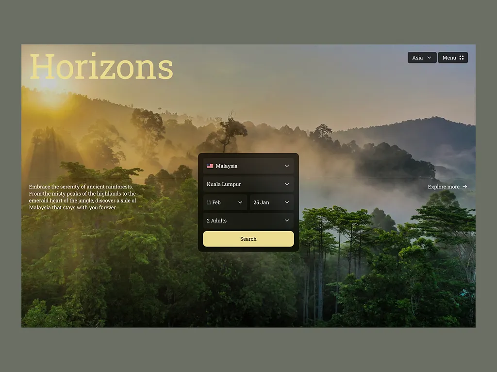 Horizons — project cover